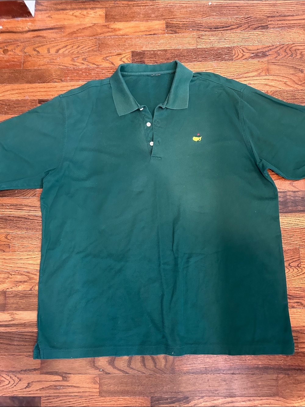 Master’s Golf Men's Deep Green Polo with Small Embroidered Chest Motif
